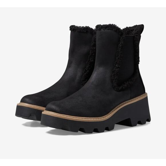 Dolce Vita Vandi Cozy Lug-Sole Platform Booties - Picture 1 of 9